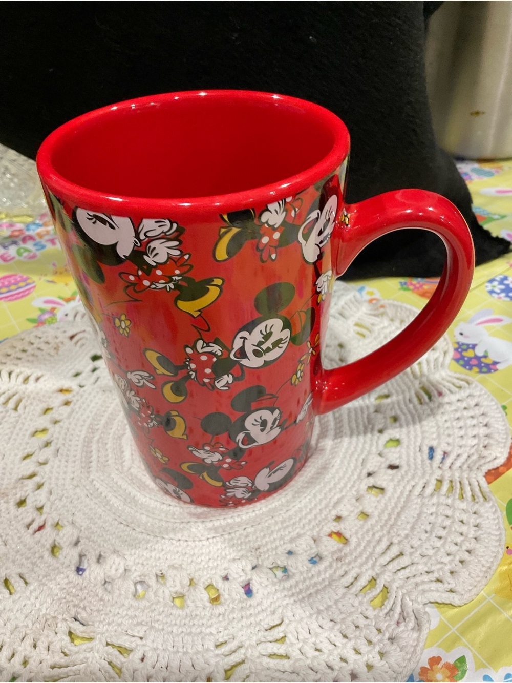 BP—Disney Red Minnie Mouse Patterned Ceramic Mug